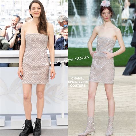 marion cotillard chanel dress